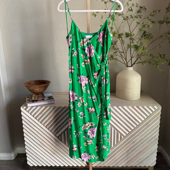 Sage The Label The Greener Side Floral Midi Dress NWT S - Picture 2 of 8